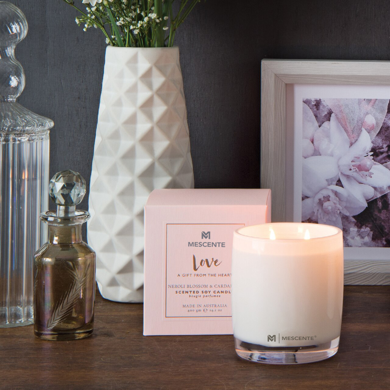 M&Solent Large Glass Bottle Home Quaestiones Aroma Reed Difusores Donum Set Cum Rattan Sticks