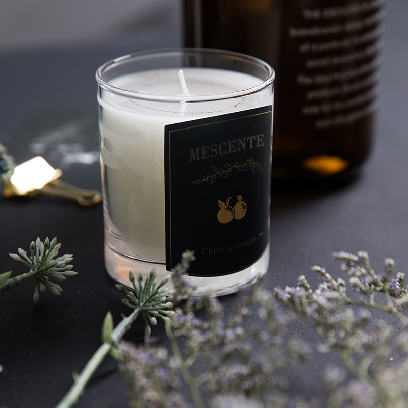 M & Odorem nativus Decorative Luxuria Suspendisse Secretum Label odorata SOY Cera Candle