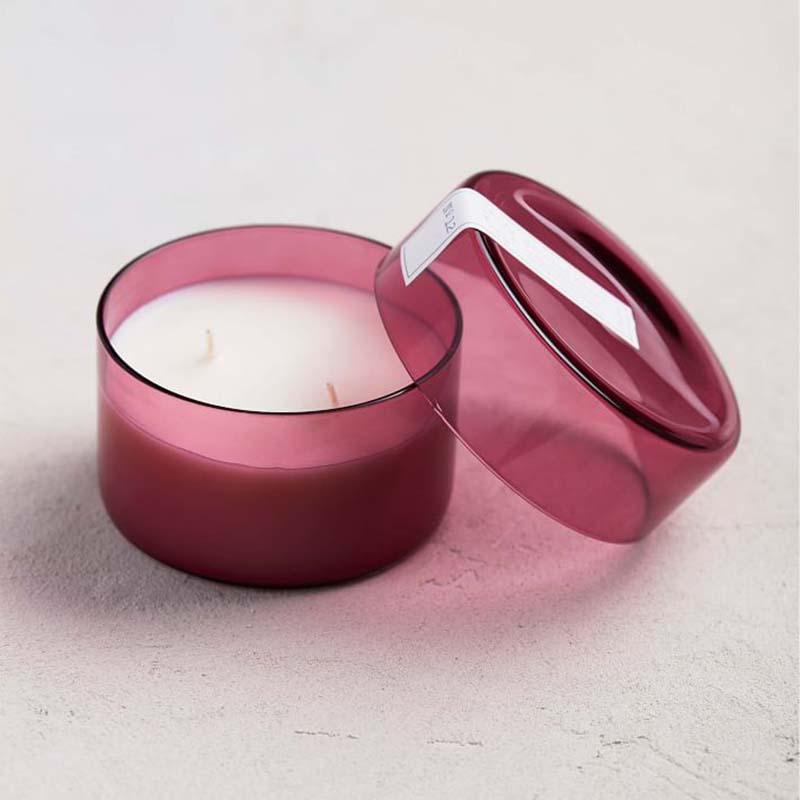 Deliciae Parvus Custom Private Label Relaxa Scent Candles Cum Lid