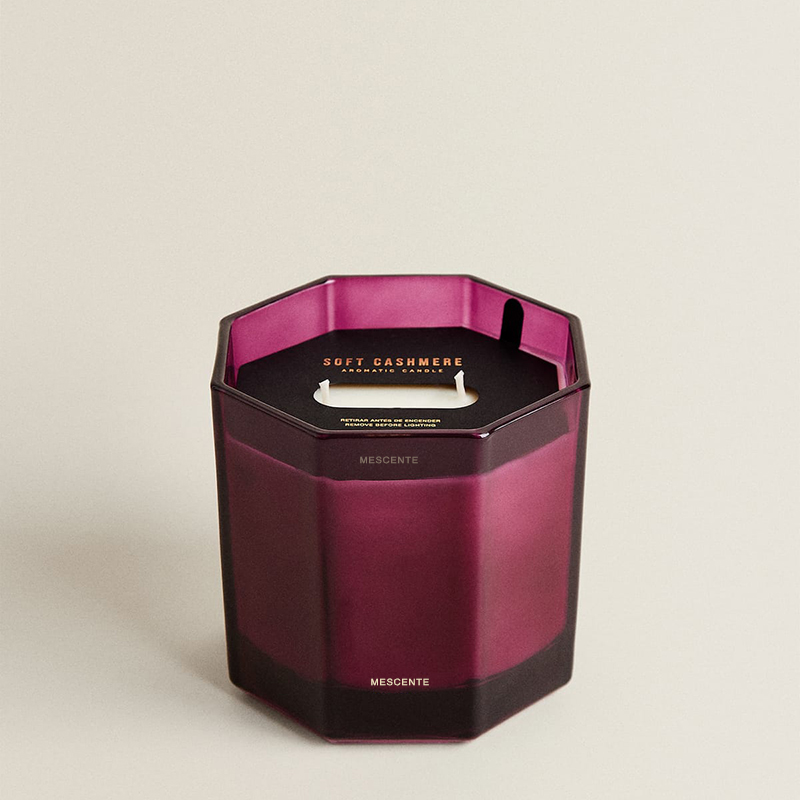 Luxuria Nativitatis Solent Candles Aromatherapy Aroma Soy Cerae Candles in Black Glass Jar Gift Box