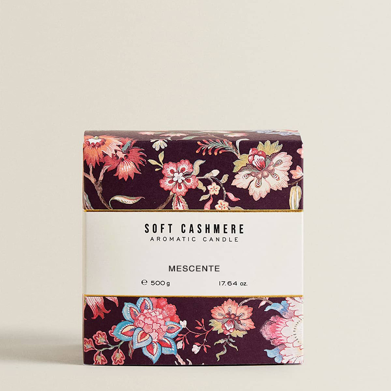 Luxuria Nativitatis Solent Candles Aromatherapy Aroma Soy Cerae Candles in Black Glass Jar Gift Box