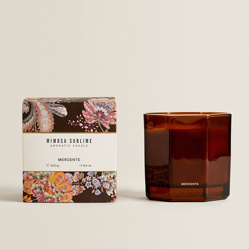 Luxuria Privata Label Spiritualis SOY Cera Candelis odorata Cum Gift Box