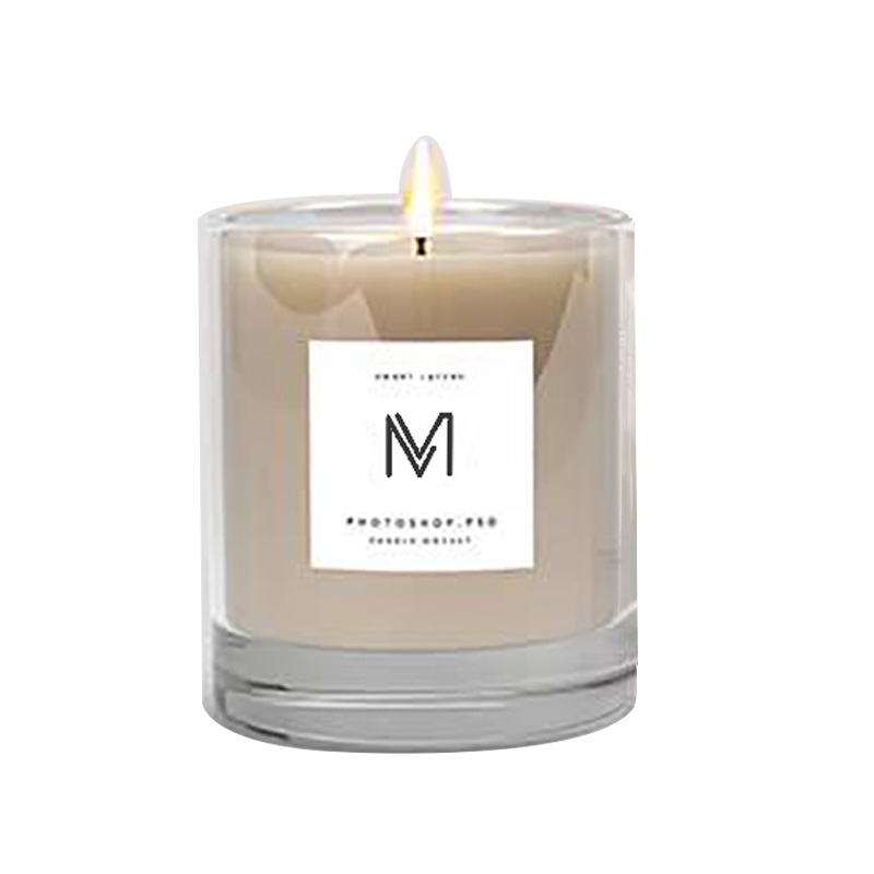 M&Solent officinam Lupum directe deliciae privatae label soy cereis candelis odoratis cum cistae in mole