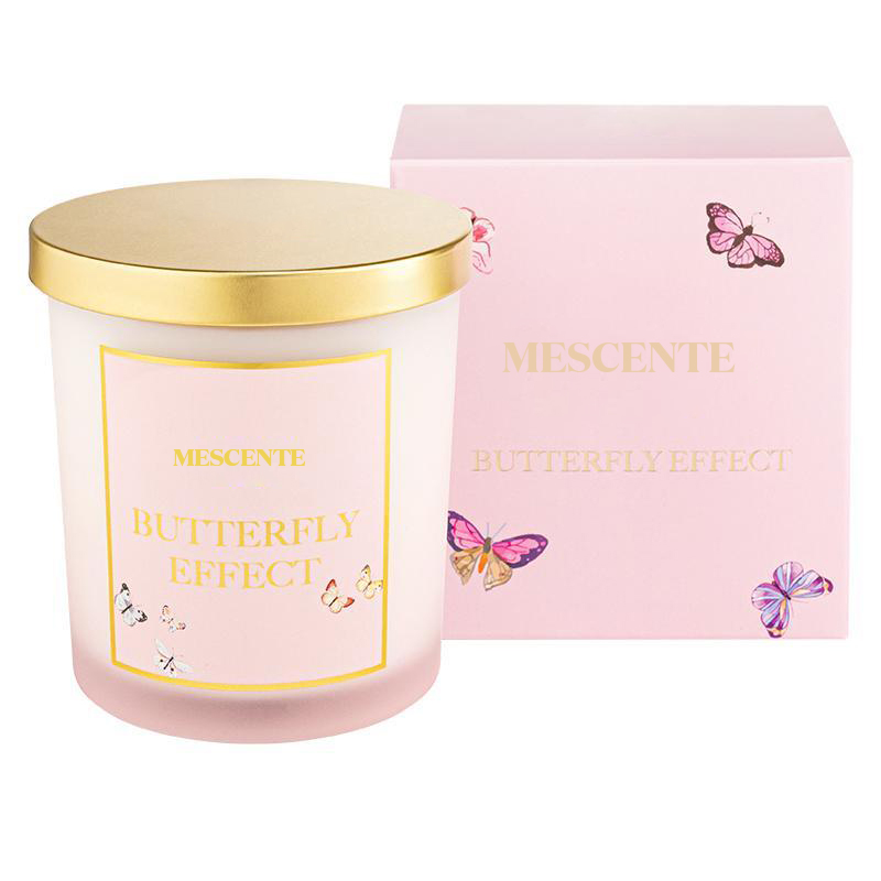 M&Solent Wholesale New Luxuria Custom Private Label Christmas Crystal Jars Kerzen Solent SOY Candle with Lid