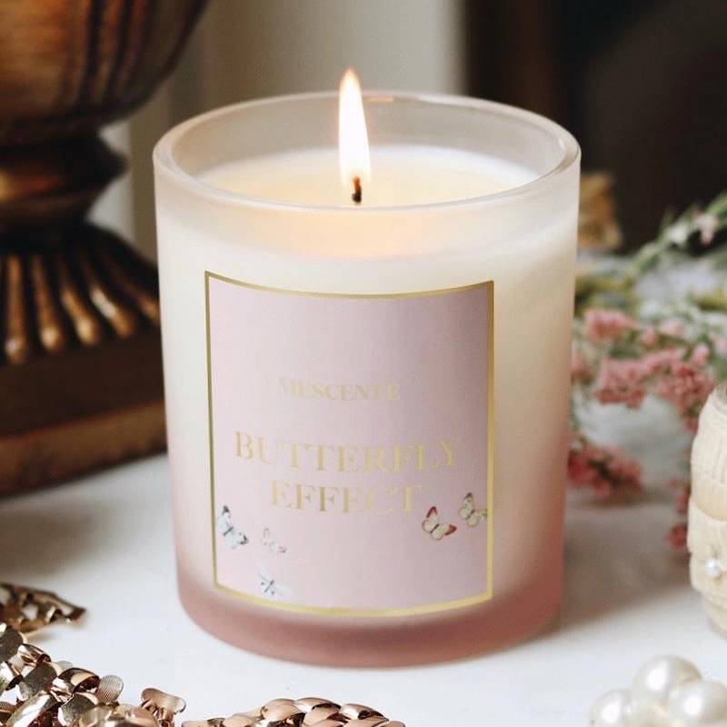 M&Solent Wholesale New Luxuria Custom Private Label Christmas Crystal Jars Kerzen Solent SOY Candle with Lid