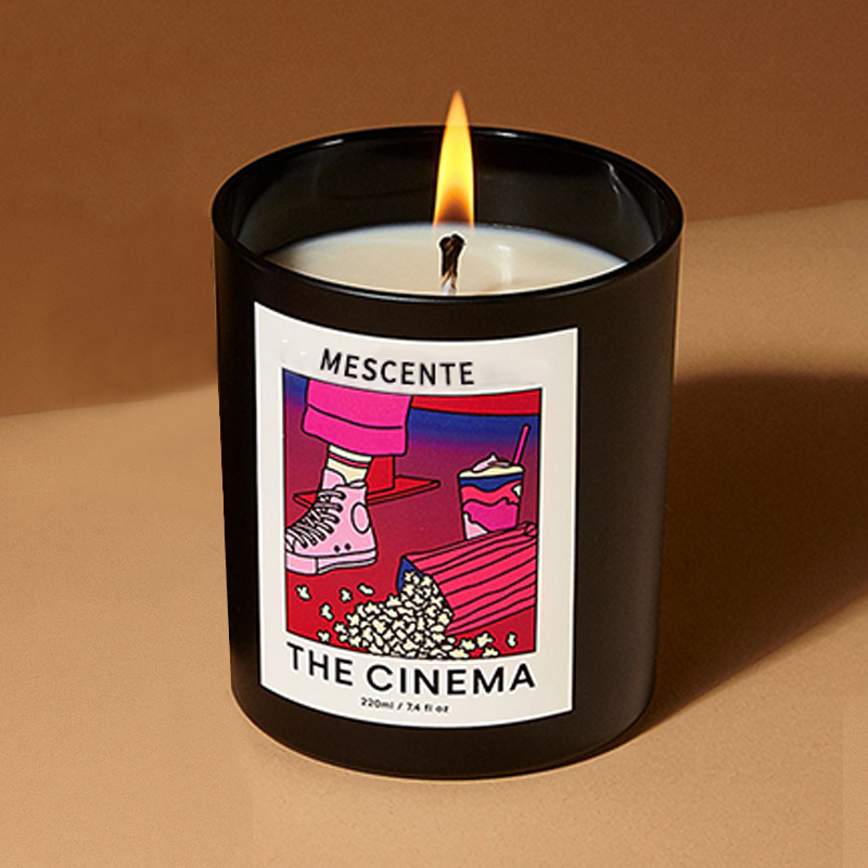 M&Solent Wholesale Luxuria Custom Private Label Handmade Christmas Crystal Aroma Solent Soy Wax Candles