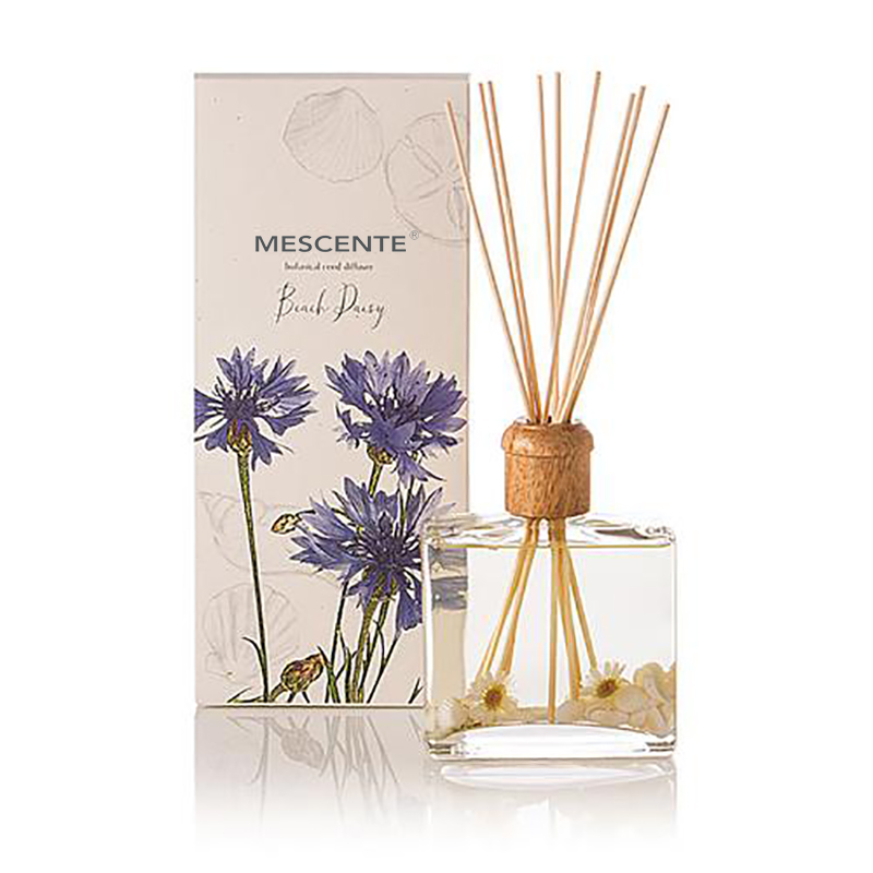 Wholesale High Quality Luxuria Custom Private Label Flower Sola Wood Aroma Reed Diffuser With Box