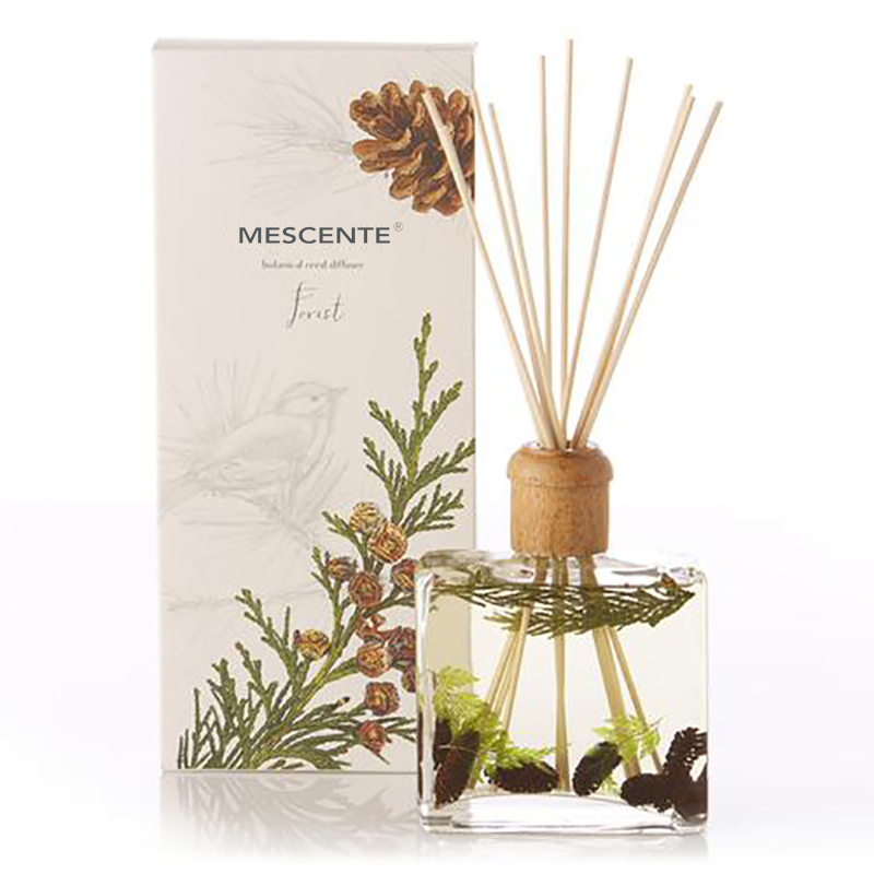 Wholesale High Quality Luxuria Custom Private Label Flower Sola Wood Aroma Reed Diffuser With Box