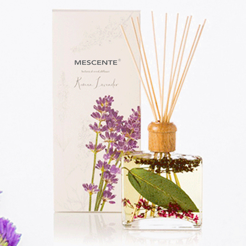Wholesale High Quality Luxuria Custom Private Label Flower Sola Wood Aroma Reed Diffuser With Box