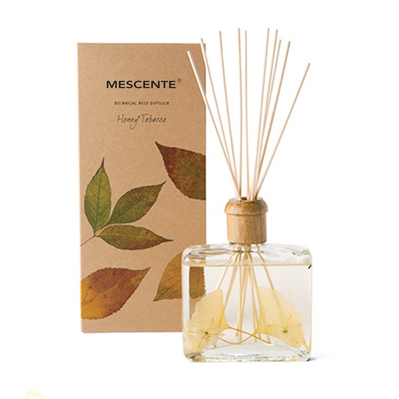 Wholesale High Quality Luxuria Custom Private Label Flower Sola Wood Aroma Reed Diffuser With Box