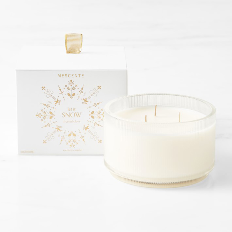 M&Solent Custom Made Logo Homemade Organic Clarity Solent SOY Candles Private Label In Glass Jar