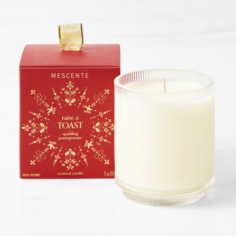 M&Solent Custom Made Logo Homemade Organic Clarity Solent SOY Candles Private Label In Glass Jar