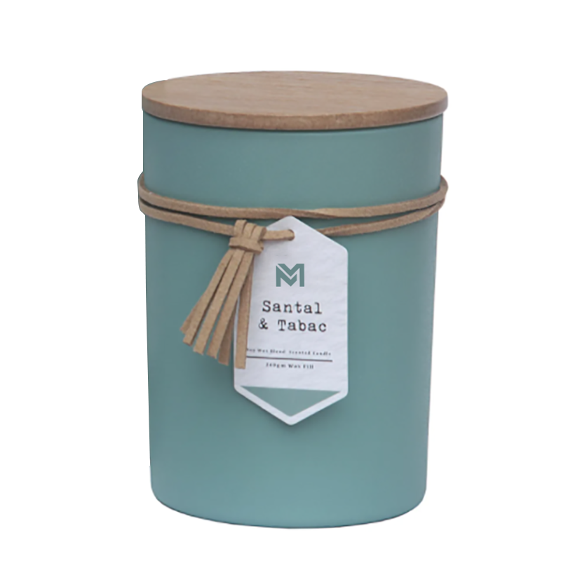 M&S odorem Lupum Secretum Label Lignum Lid Aromatherapy Solet SOY Cera Candle Gift Set In Vitreis Jar