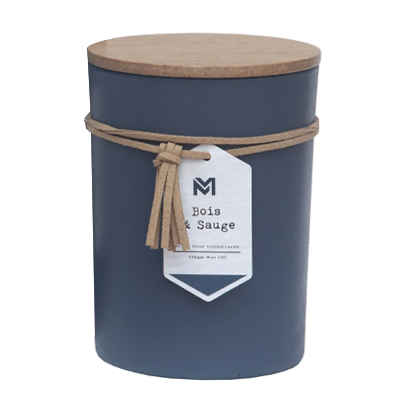 M&S odorem Lupum Secretum Label Lignum Lid Aromatherapy Solet SOY Cera Candle Gift Set In Vitreis Jar