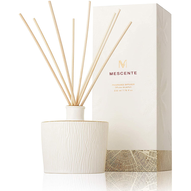 M&Solent Lupum Luxuria Vitri Bottle Stik Fiber Round Wood Screw Aroma Reed Diffuser Gift Sets