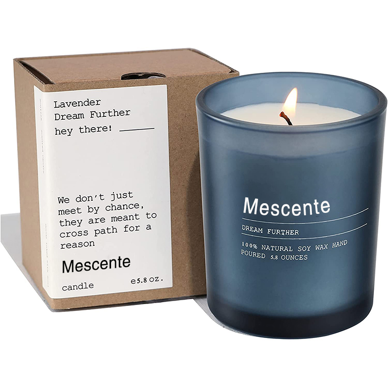 M&Solent Custom Nuptialis decoratio Jar Aenean & Ylang Ylang Candelae odoratae cum Labels in mole
