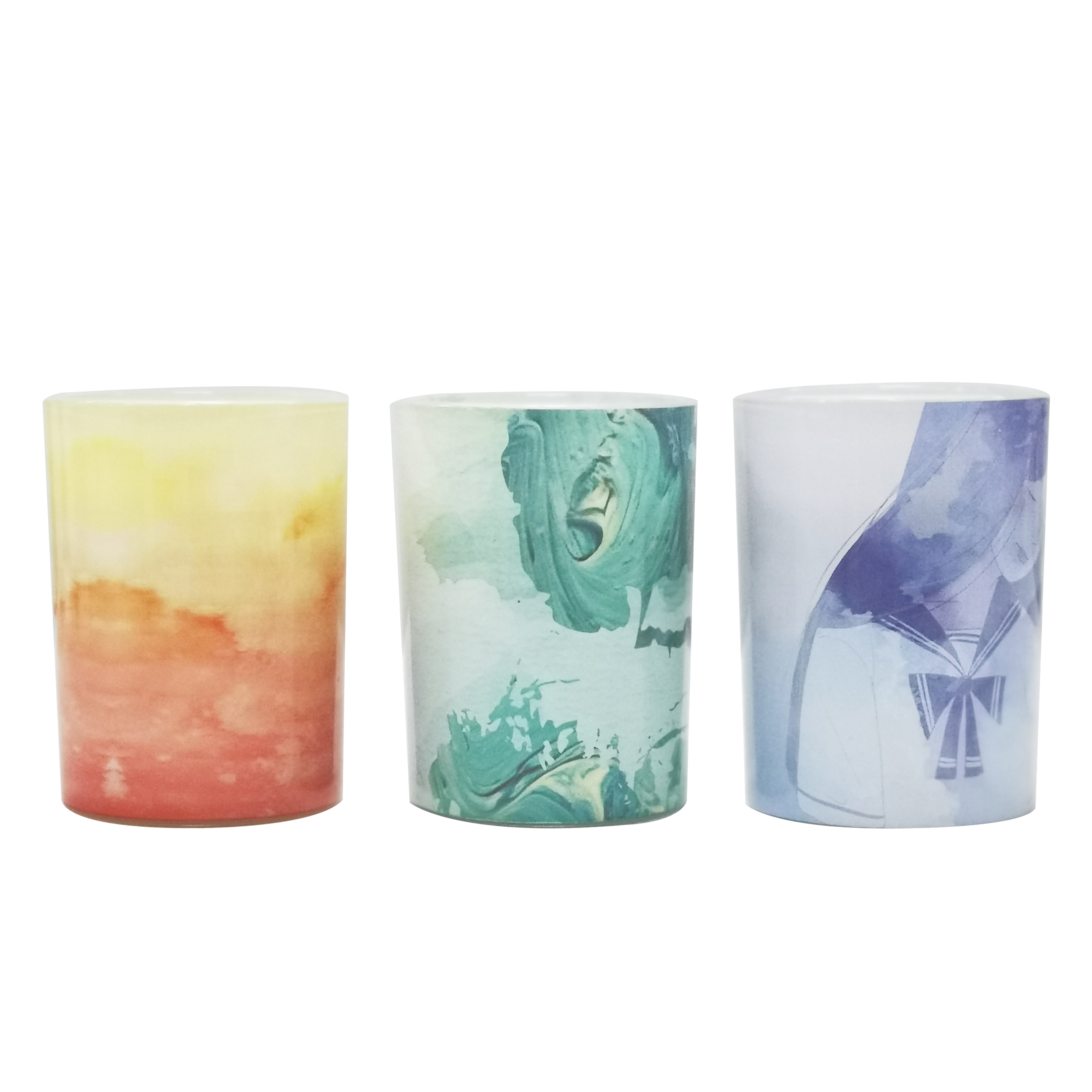 M&Solent Lupum privatum label viridis vitreae vitreae palmae candelae spirituales