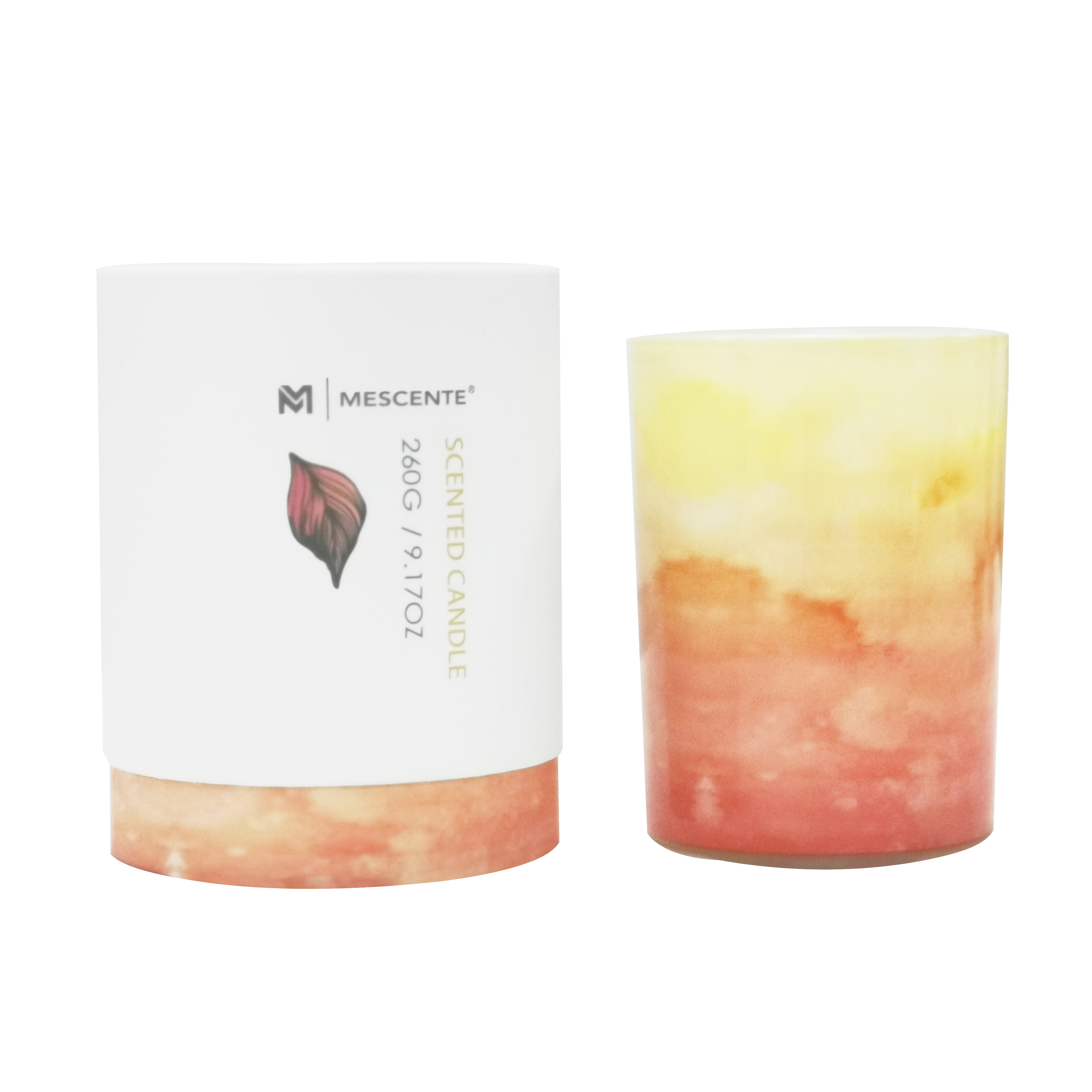 M&Solent Lupum privatum label viridis vitreae vitreae palmae candelae spirituales