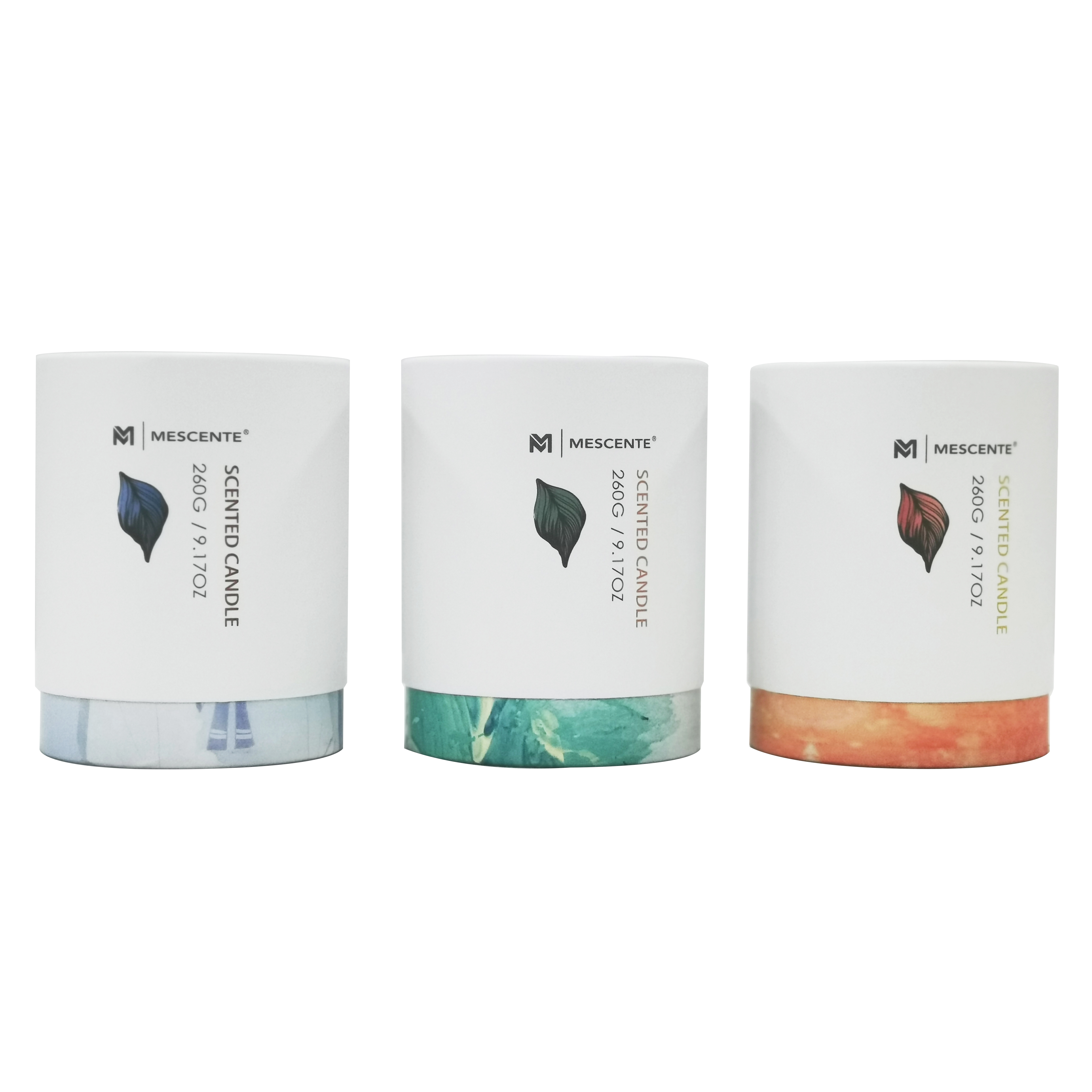 M&Solent Lupum privatum label viridis vitreae vitreae palmae candelae spirituales