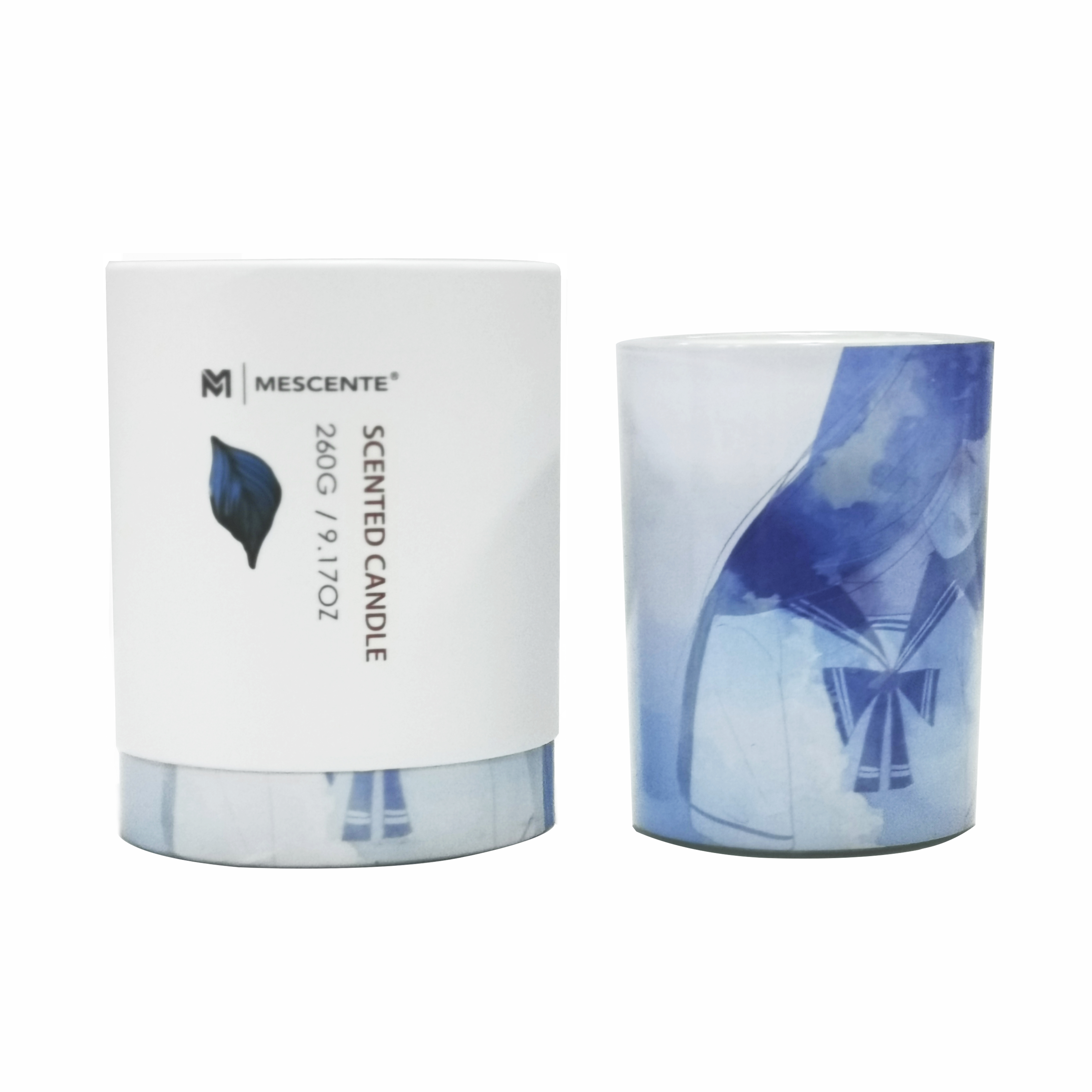 M&Solent Lupum privatum label viridis vitreae vitreae palmae candelae spirituales