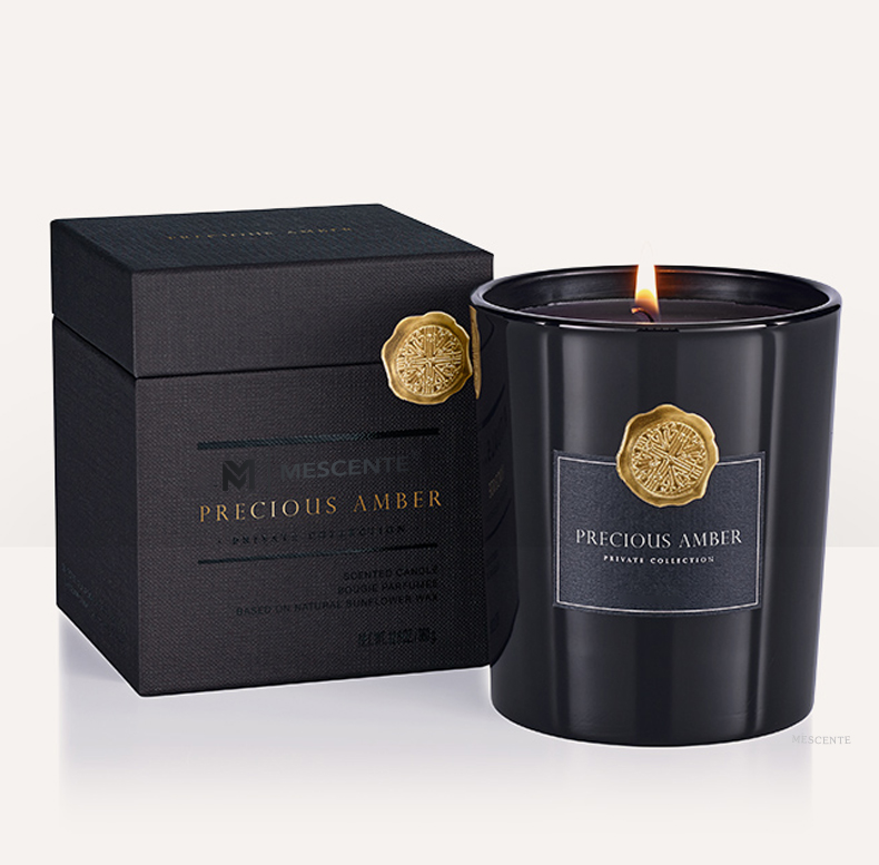 M & odor Luxuria Custom Private Label Cultrum Vitrum Jars Fameds SOY cera lucerna