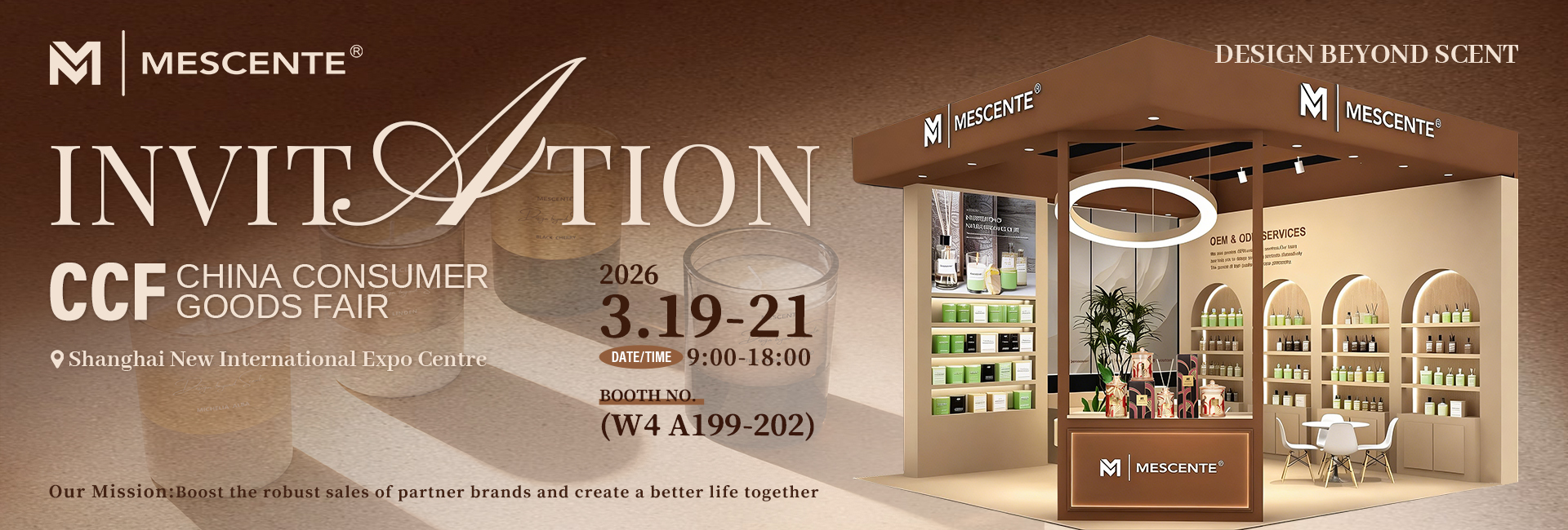 MESCENTE iungere ad MMXXVI CCF Shanghai Consumer Bona Fair