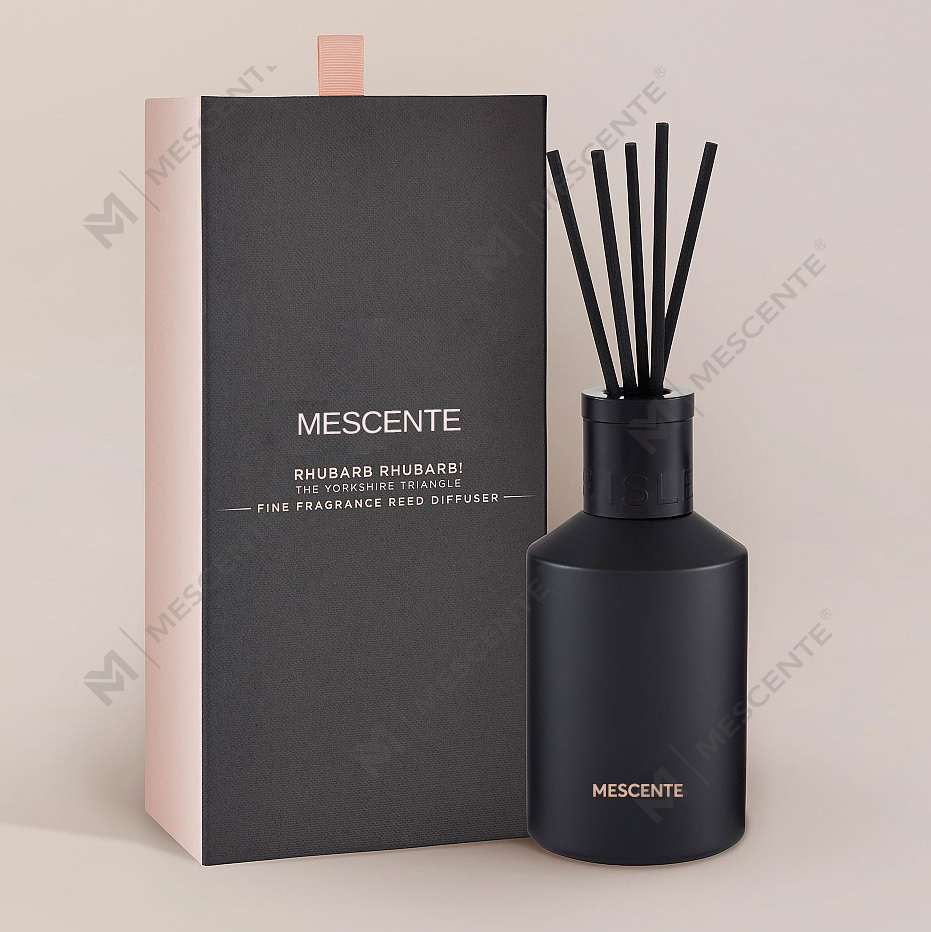Oem Printed Box 20ml Square Ceramic Vranjes Wooden Cap House Unguentum Aroma Reed Diffuser Oil