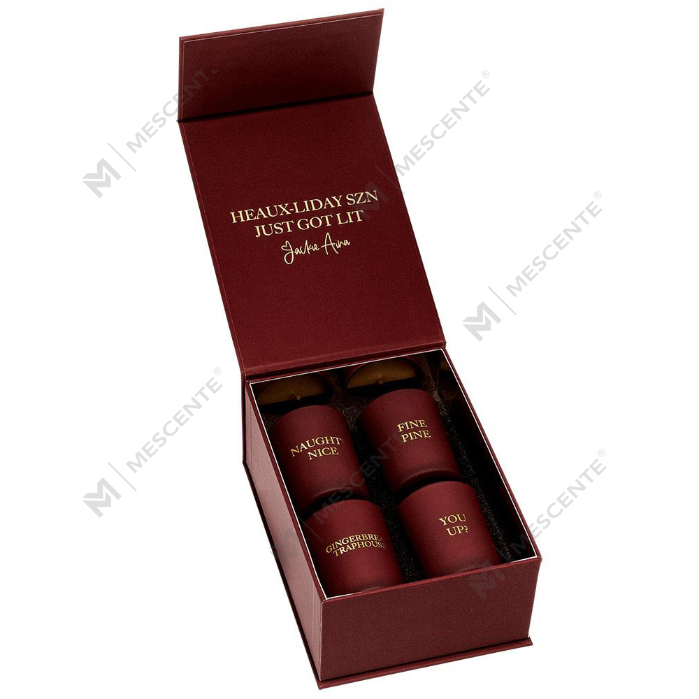 M&Scent luxury private label home decor aroma scented candle gift set of 4