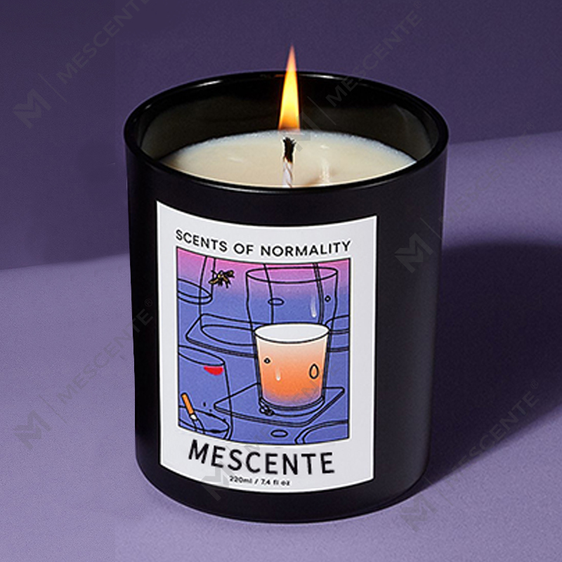 M&Solent Wholesale Luxuria Custom Private Label Handmade Christmas Crystal Aroma Solent Soy Wax Candles