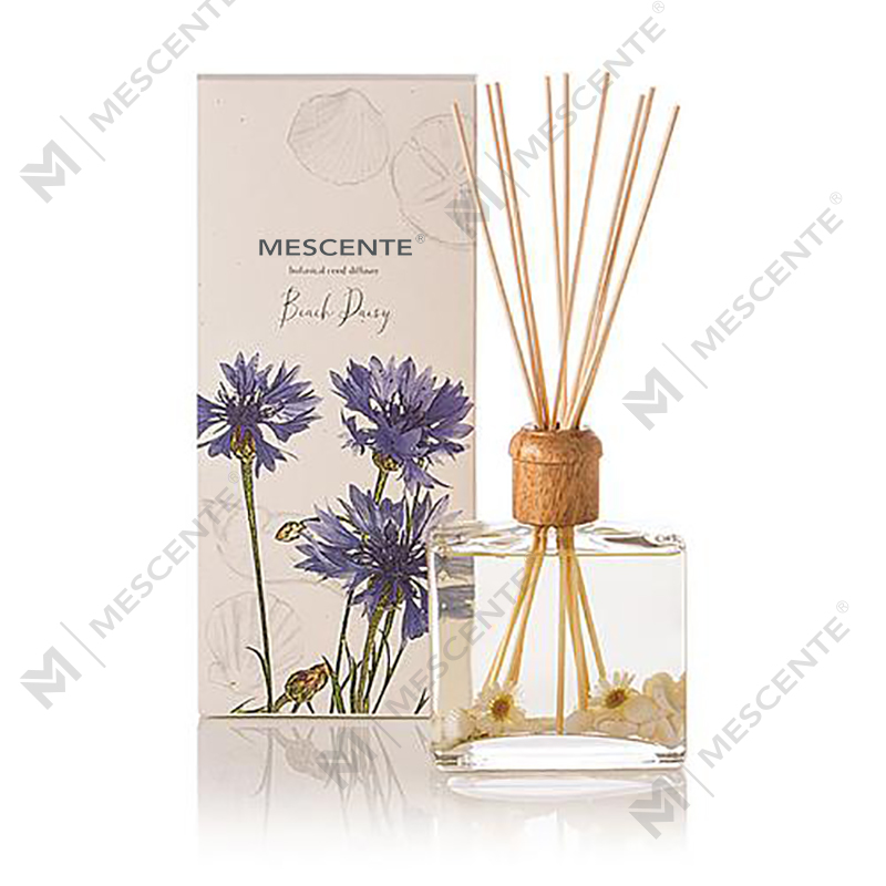 Wholesale High Quality Luxuria Custom Private Label Flower Sola Wood Aroma Reed Diffuser With Box