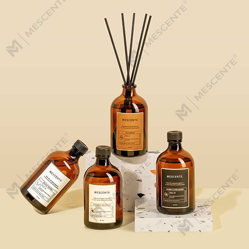 Luxuriae Vitrei Colorful Sticks Fiber Reed Difusores Air Freshener Solvent