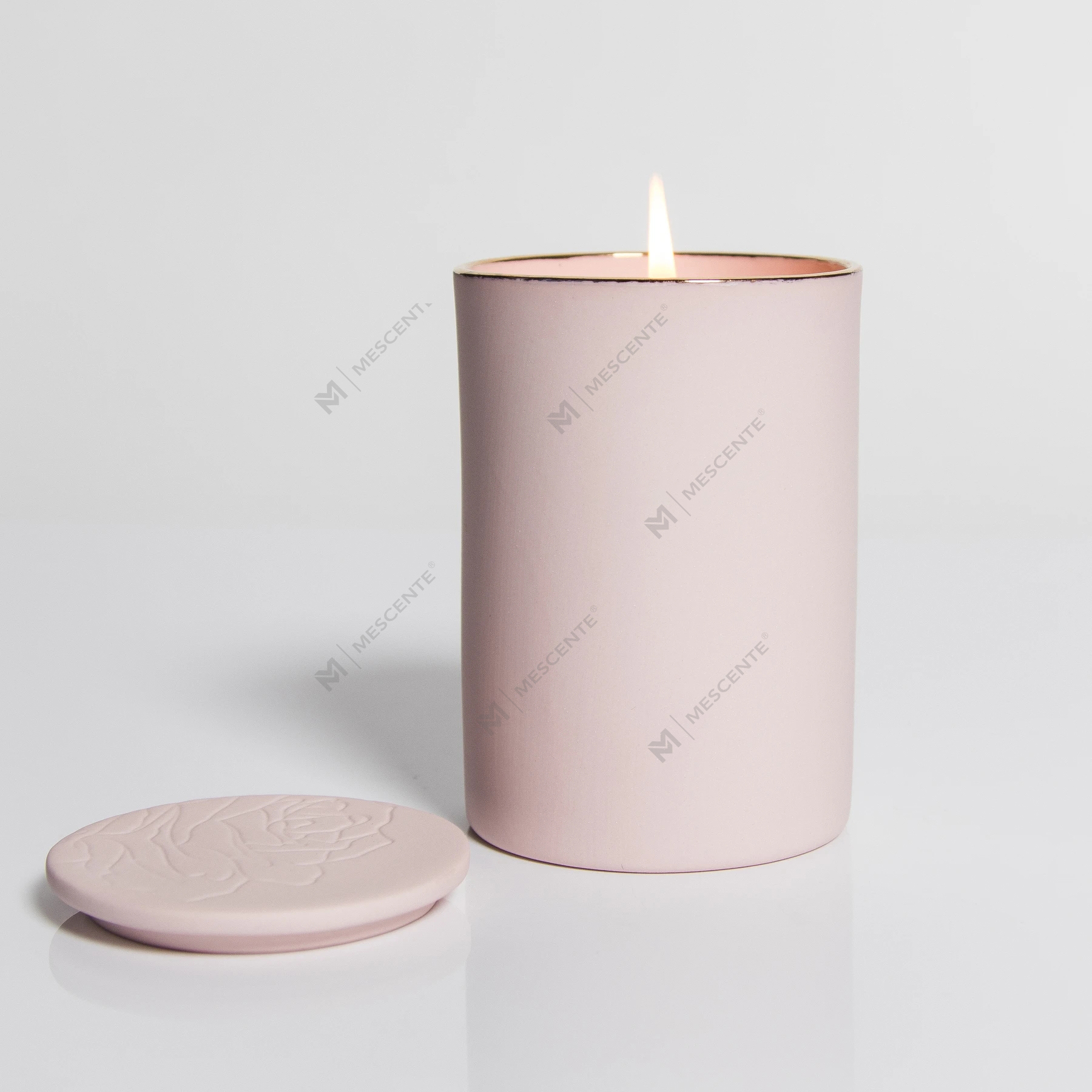 M&Olent Lupum Luxuriae Vitri Holder Vilis Odoris Odoris Olei Candelis Donum Set Cum Logo