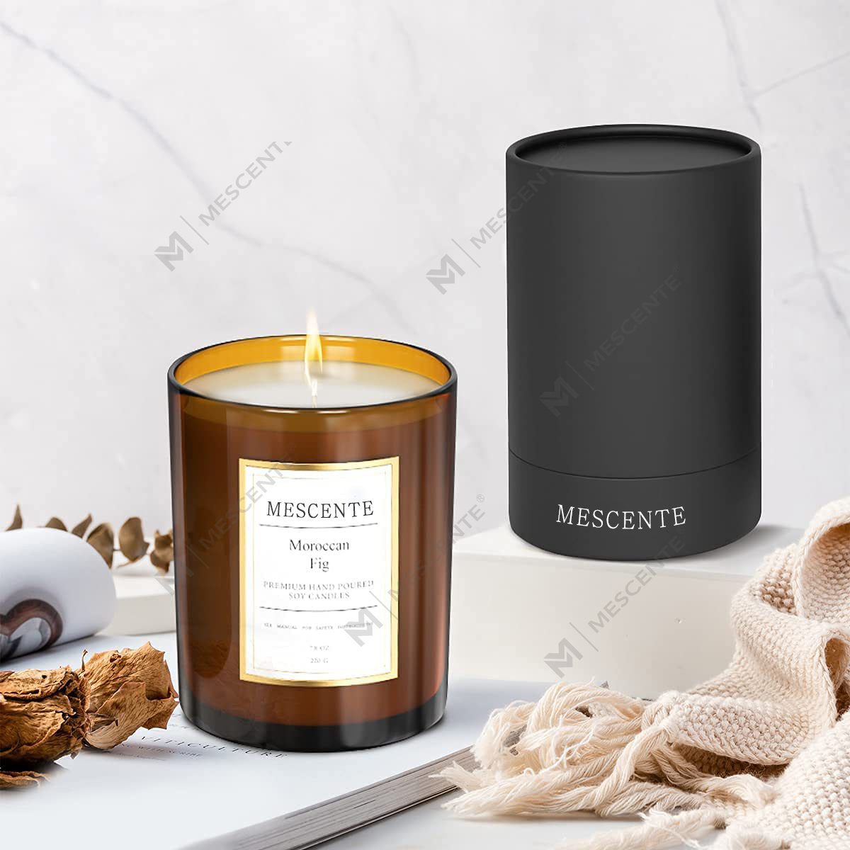 M & Odoratus Wholesale mole Ordinis Luxuria Custom Secretum Label odorata Soy Cera Candles Gift Set