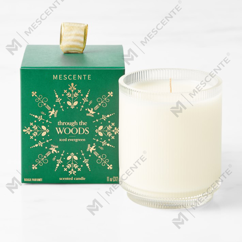 M&Solent Custom Made Logo Homemade Organic Clarity Scented SOY Candles Private Label In Glass Jar