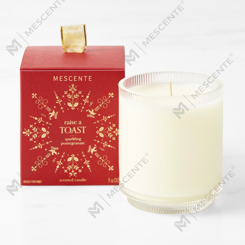 M&Solent Custom Made Logo Homemade Organic Clarity Scented SOY Candles Private Label In Glass Jar