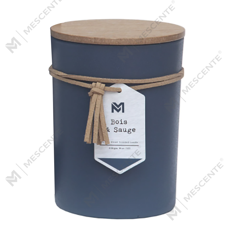 M&S odorem Lupum Secretum Label Lignum Lid Aromatherapy Solet SOY Cera Candle Gift Set In Vitreis Jar