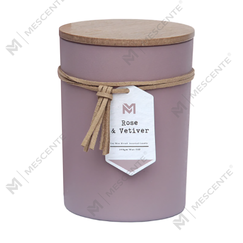 M&S odorem Lupum Secretum Label Lignum Lid Aromatherapy Solet SOY Cera Candle Gift Set In Vitreis Jar