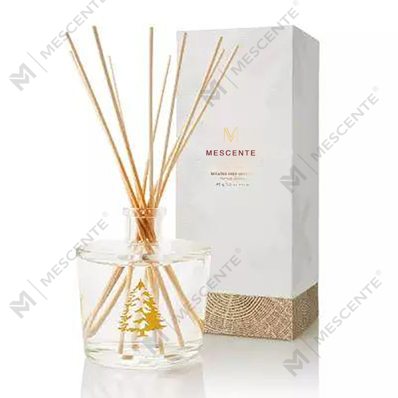 M&Solent Lupum Luxuria Vitri Bottle Stik Fiber Round Wood Screw Aroma Reed Diffuser Gift Sets