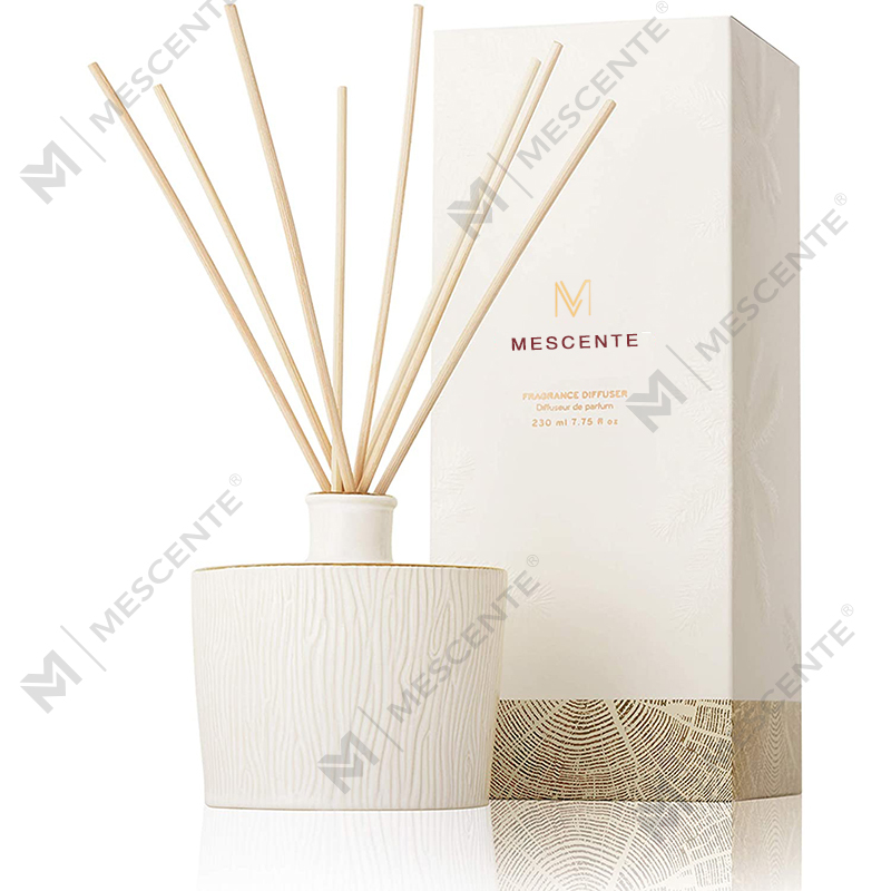 M&Solent Lupum Luxuria Vitri Bottle Stik Fiber Round Wood Screw Aroma Reed Diffuser Gift Sets
