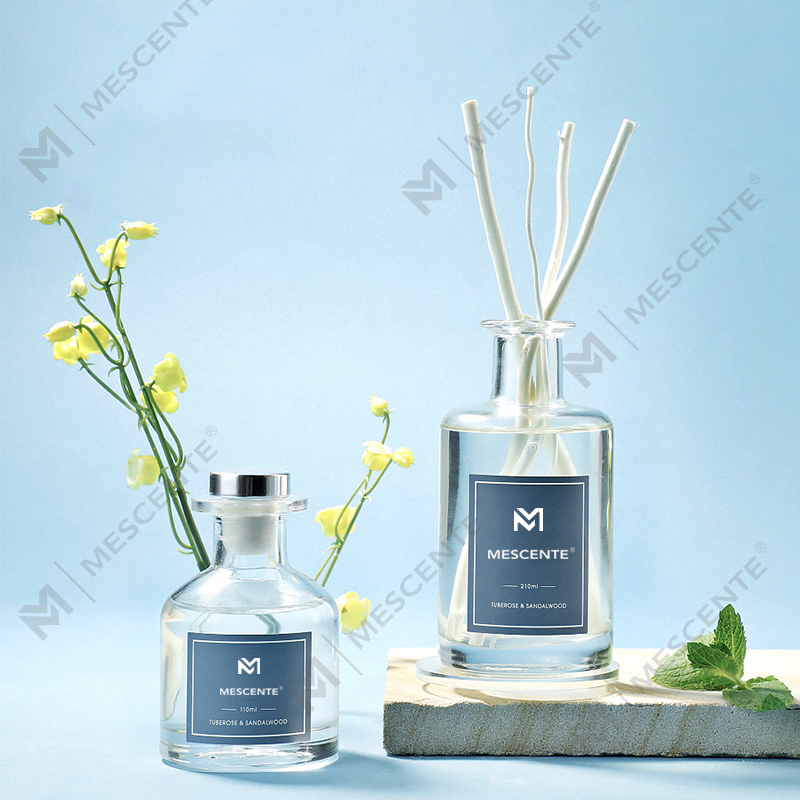 M&Scent Wholesale Luxuria Glass Bottle 2025 New Arrival Latest Design Reed Diffuser