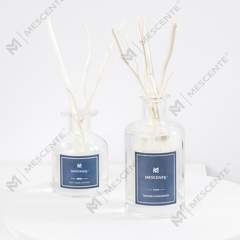 M&Scent Wholesale Luxuria Glass Bottle 2025 New Arrival Latest Design Reed Diffuser