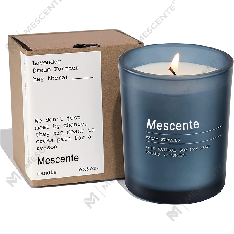 M&Solent Custom Nuptialis decoratio Jar Aenean & Ylang Ylang Candelae odoratae cum Labels in mole