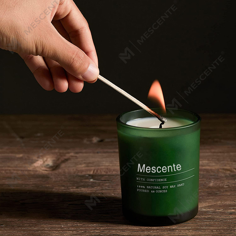 M&Solent Custom Nuptialis decoratio Jar Aenean & Ylang Ylang Candelae odoratae cum Labels in mole