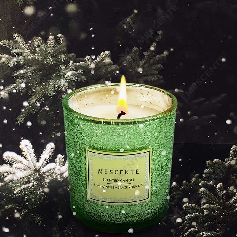 Tutus Privatum Nulla Luxuria Domus Decor Gift Packaging Color Jar Cera odorata Candelae cum floribus arentibus