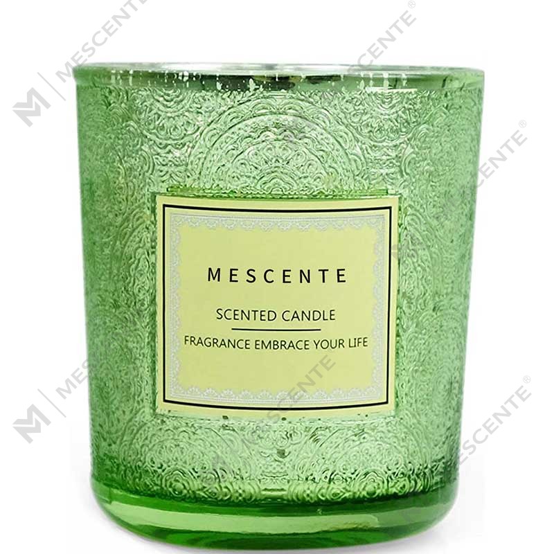 Tutus Privatum Nulla Luxuria Domus Decor Gift Packaging Color Jar Cera odorata Candelae cum floribus arentibus