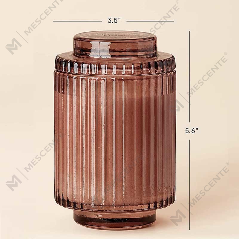 Lupum Custom Logo Spa Round Ceramic Organic Coconut Soy Cera Rose Scented Candle Set Crystal Flowers