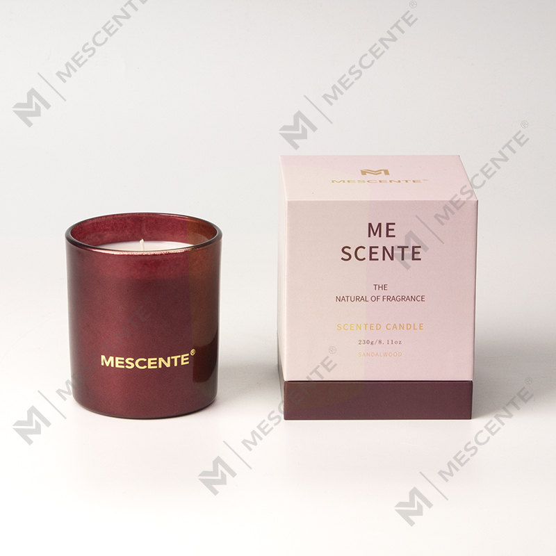 M & Odorem Private Label Christmas Black Candle Jars Aromatherapy Candelae odoratae