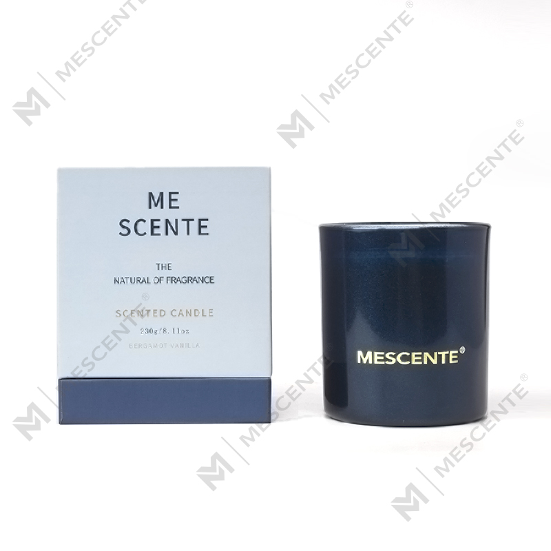 M & Odorem Private Label Christmas Black Candle Jars Aromatherapy Candelae odoratae