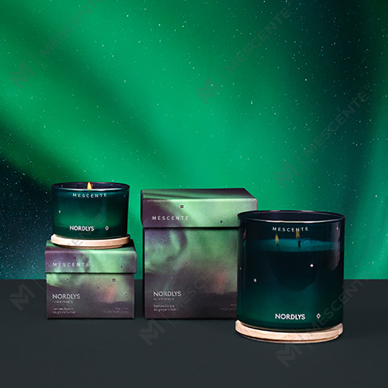M&odor Luxuria Custom Handmade Christmas Decorative Solent SOY Cera Candles with Gift Box