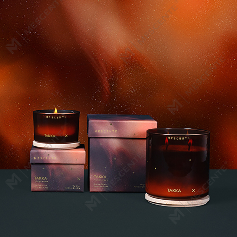 M&odor Luxuria Custom Handmade Christmas Decorative Solent SOY Cera Candles with Gift Box